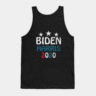 Biden Harris 2020 Distressed Vintage election Democratic Kamala Tank Top